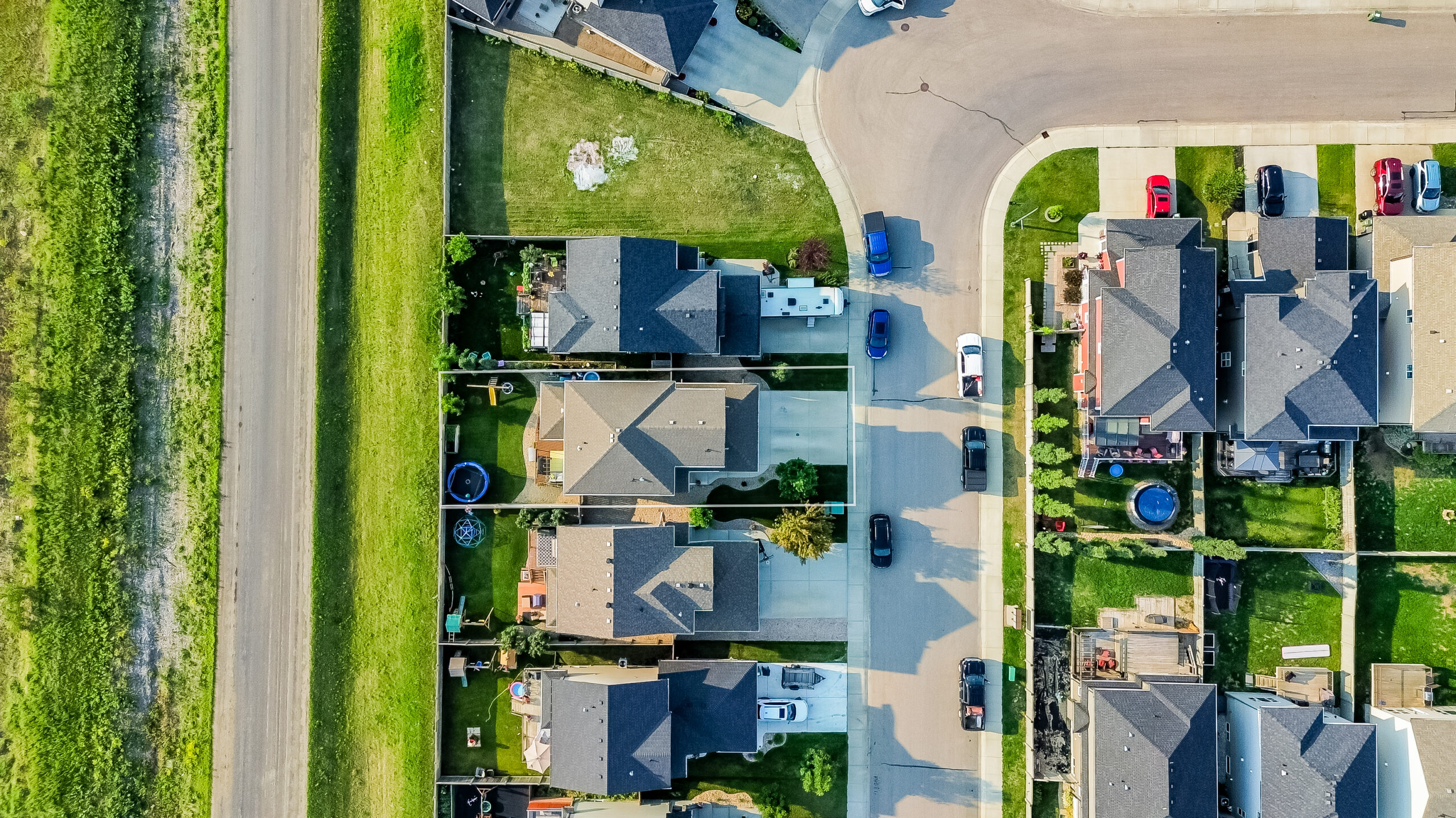 Aerial photography for real estate marketing