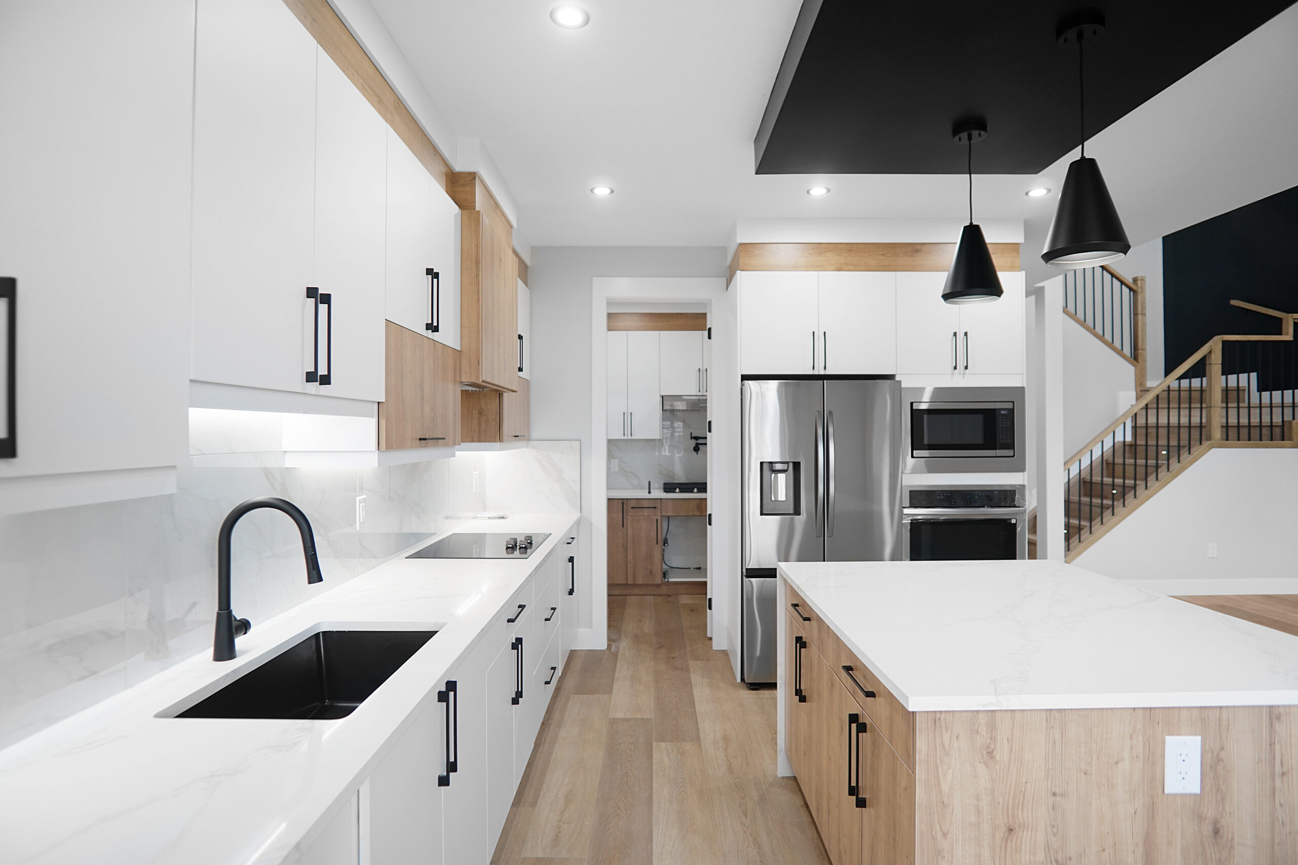 Open concept dining and living area